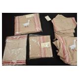 Linen Lot with Goose Embroidery by Couleurs Sud