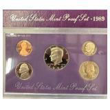 1989 United States Mint Proof Coin Set