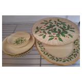 Lenox Holiday China Serving Pieces