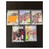 Five Holographic Baseball Cards