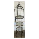 Lulu & Co. Metal and Glass Shelf Units