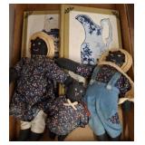 Vintage Rag Dolls and Flow Blue China Books