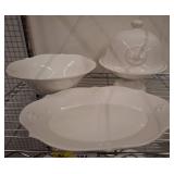 LuLu & Co. White Ceramic Serving Pieces