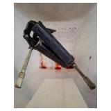 Metal Grease Gun in Plastic Pet Food Container