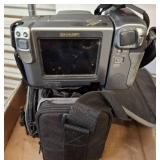 Sharp Hi8 Viewcam with Carry Case and Strap