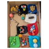 Dice Sets in Fabric Storage Bags
