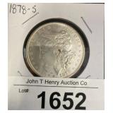 1878-S Morgan Silver Dollar Coin
