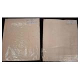 Two Jacquard Beige Tablecloths
