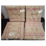 Four Couleur Sud Cotton Chair Cushions