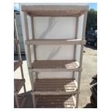 Plastic Freestanding Storage Shelving Unit