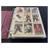 Binder of Hockey Trading Cards Collection