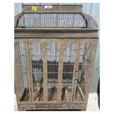 Metal Birdcage with Arched Design