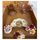 Decorative Porcelain and Glass Assortment