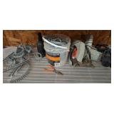 Collated Screws, Shear, and Electric Mortar Mixer