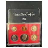 1981 United States Proof Coin Set