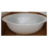 White Pyrex Mixing Bowl, Marked on Base