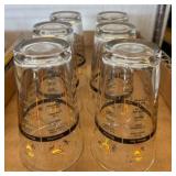 6 Cocktail Recipe Glasses