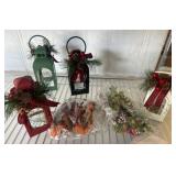 Decorative Lanterns With Seasonal Accents