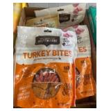 Dog Treat Assortment Including Nutrish Turkey Bite