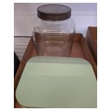 Glass Jar with Lid and Bentgo Lunch Box