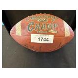 Rawlings Champ Rubber Football with Signatures