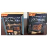 I-Zoom Flickering Flame Solar Pathway Lights