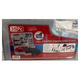 35-Piece Auto Emergency Kit in Hard Case