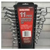 Ultra Steel 11-Piece Combination Wrench Set SAE