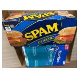 Two Food Items Including Spam and Starkist Tuna