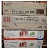 LED Exit Signs by Commercial & Lithonia