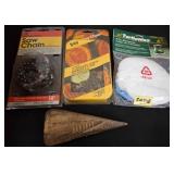 Saw Chains, Polishing Pads & Metal Splitting Wedge
