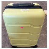 Green Hard-Shell Rolling Suitcase