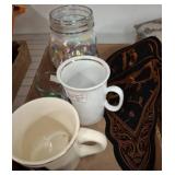 Drinkware and Textile Item