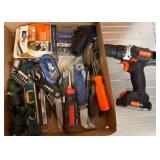 Warrior 12V Drill and Mixed Hand Tool Lot
