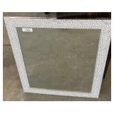 Rectangular Mirror with Decorative Frame