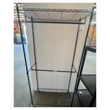 Metal Storage Rack With Wire Shelves