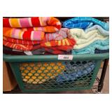 Basket With Mixed Towels