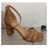 Xappeal Solara Heels in Tan, Size 7.5