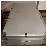 Metal Storage Case with Foam Interior and Contents