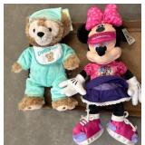 Two Disney Character Plush Dolls