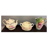 Floral Porcelain Tea and Coffee Set