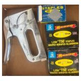 Heavy-Duty Staple Gun with Assorted Staples