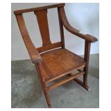 Child-Size Oak Rocking Chair