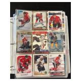 Binder of Mixed Hockey Trading Cards