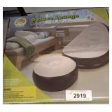 Relax Deluxe Lounge Chair and Ottoman Set