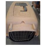 Plastic Pet Carrier With Metal Door
