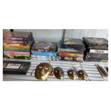 DVD/Blu-Ray Lot, Masks, Cards, and Tablet Case