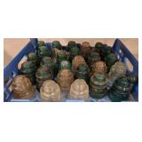Glass Insulators in Crate