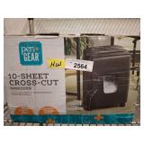 Pen+Gear 10-Sheet Cross-Cut Paper Shredder