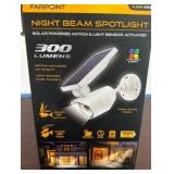 Farpoint Solar Night Beam Spotlight, 300 Lumens